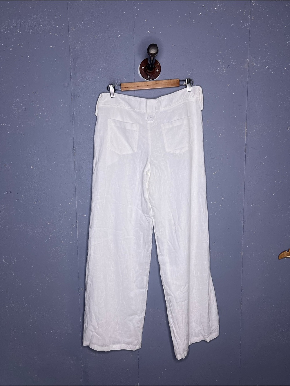 Princess Polly Pedra Linen Blend Wide Leg Pants Size 8 - Picture 5 of 10